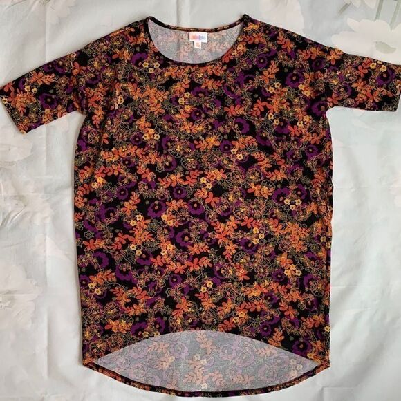LuLaRoe fall floral tunic top XS - Picture 1 of 4